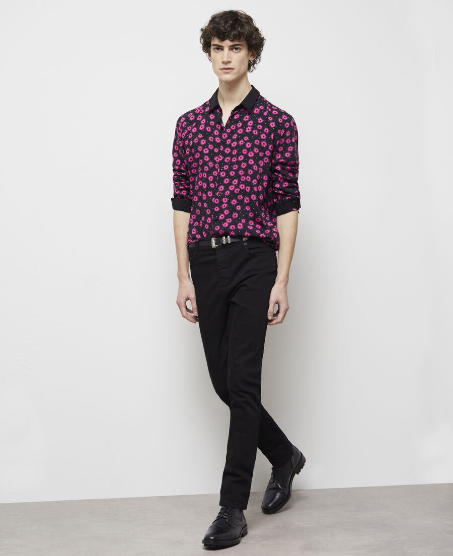 chemise col classique imprimée