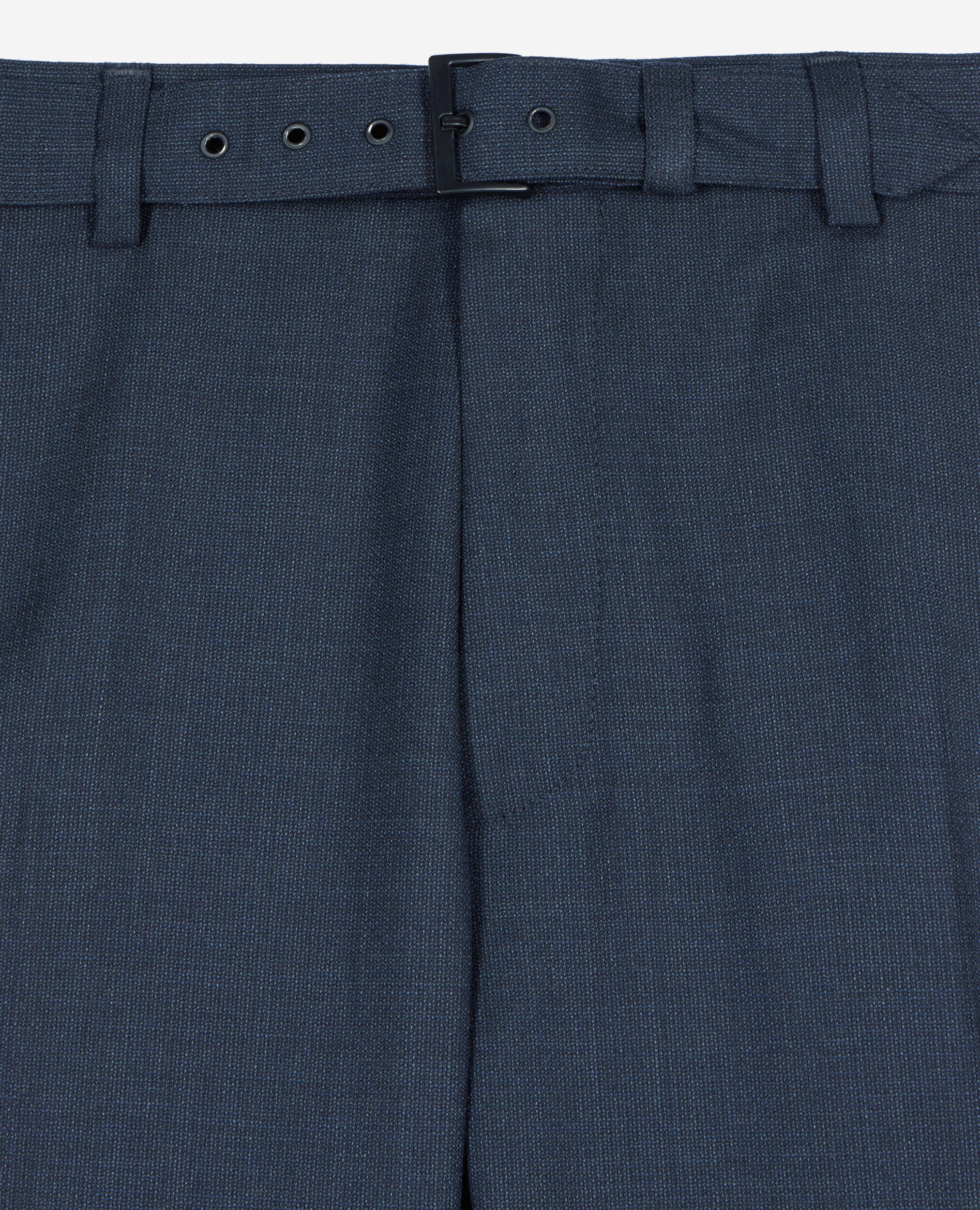 Navy blue wool suit trousers, NAVY, hi-res image number null
