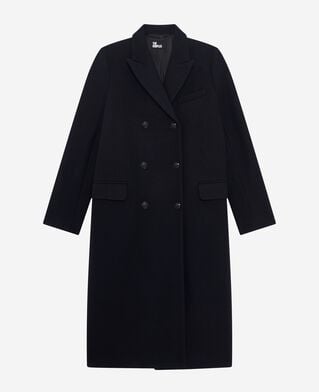The Kooples MUJER NAVY abrigo largo azul marino