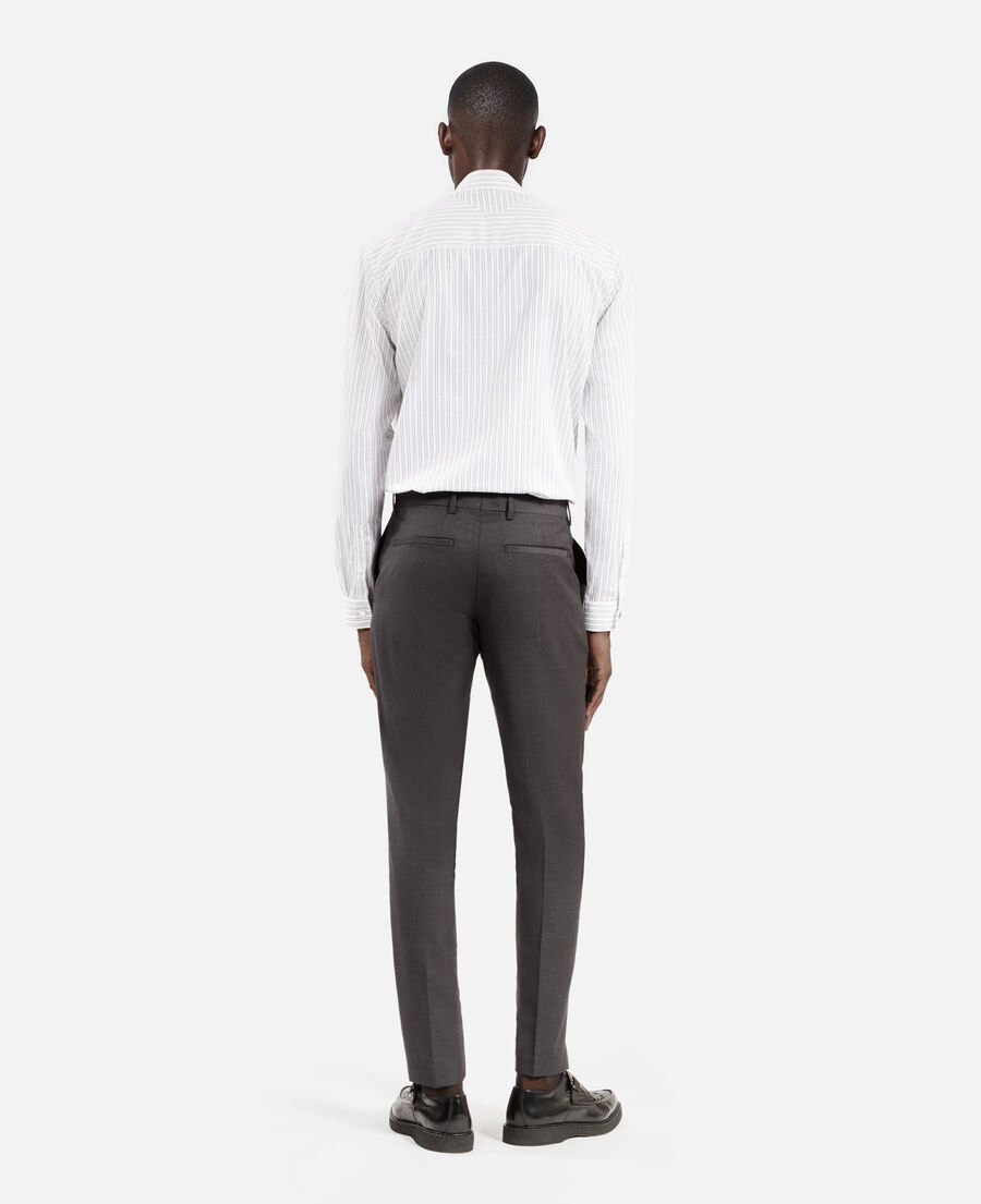gray wool suit pants