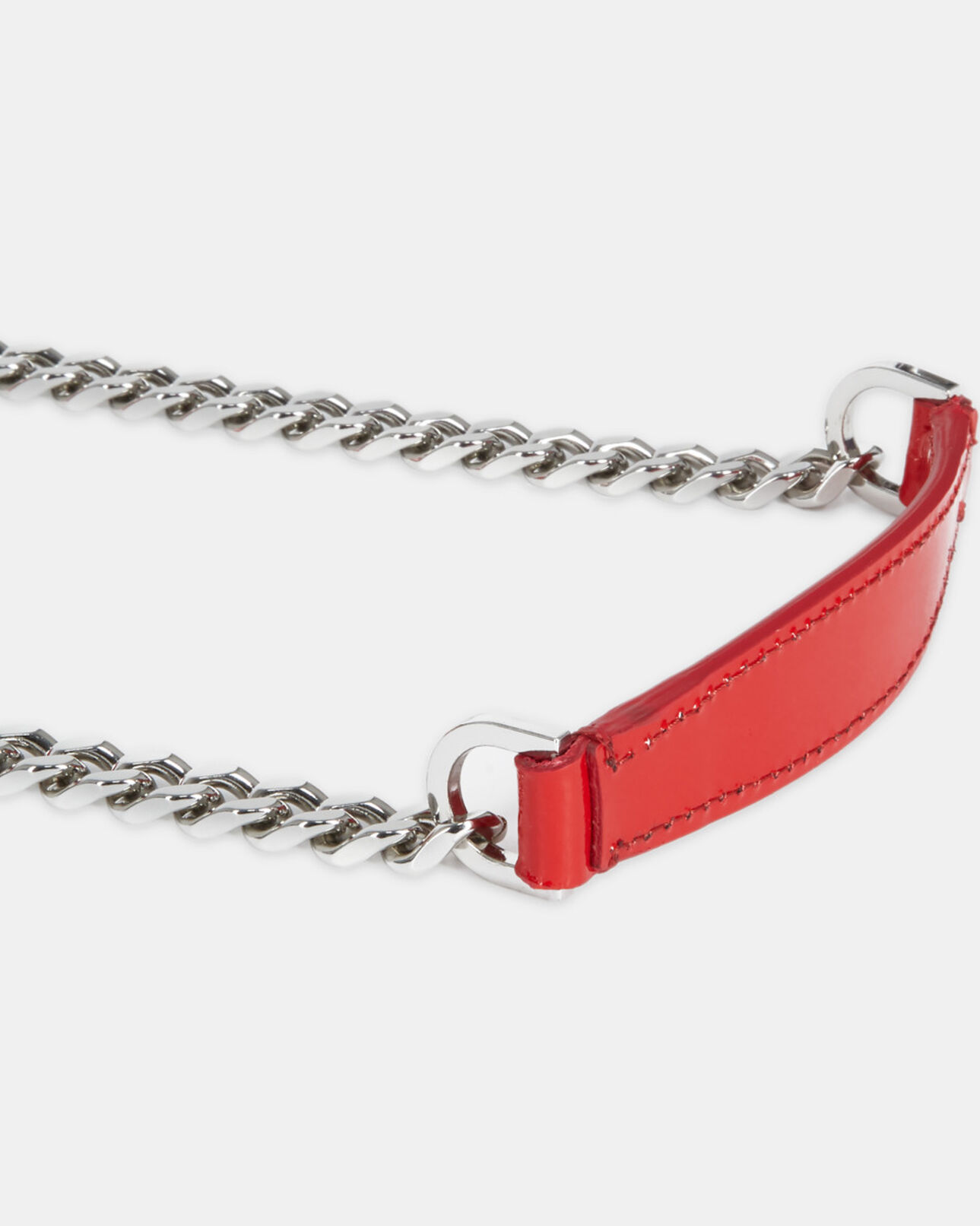 The Kooples FEMME RED sac emily small en cuir rouge