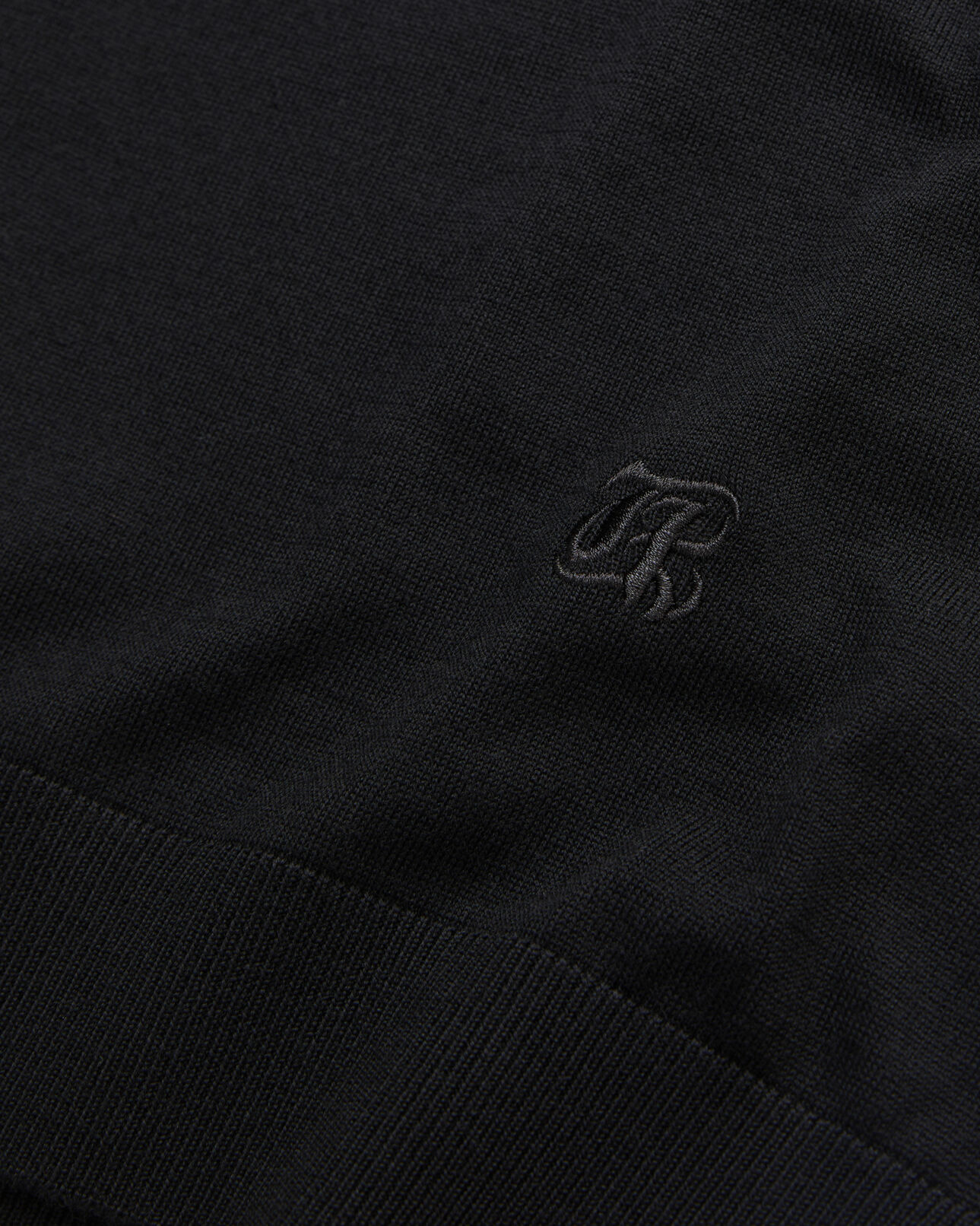 The Kooples MEN BLACK black merino wool sweater