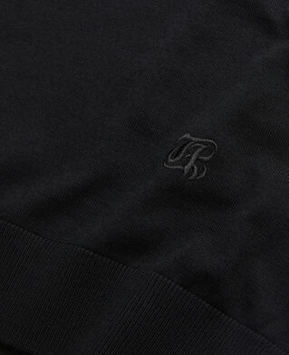 The Kooples HERREN BLACK schwarzer pullover aus wolle