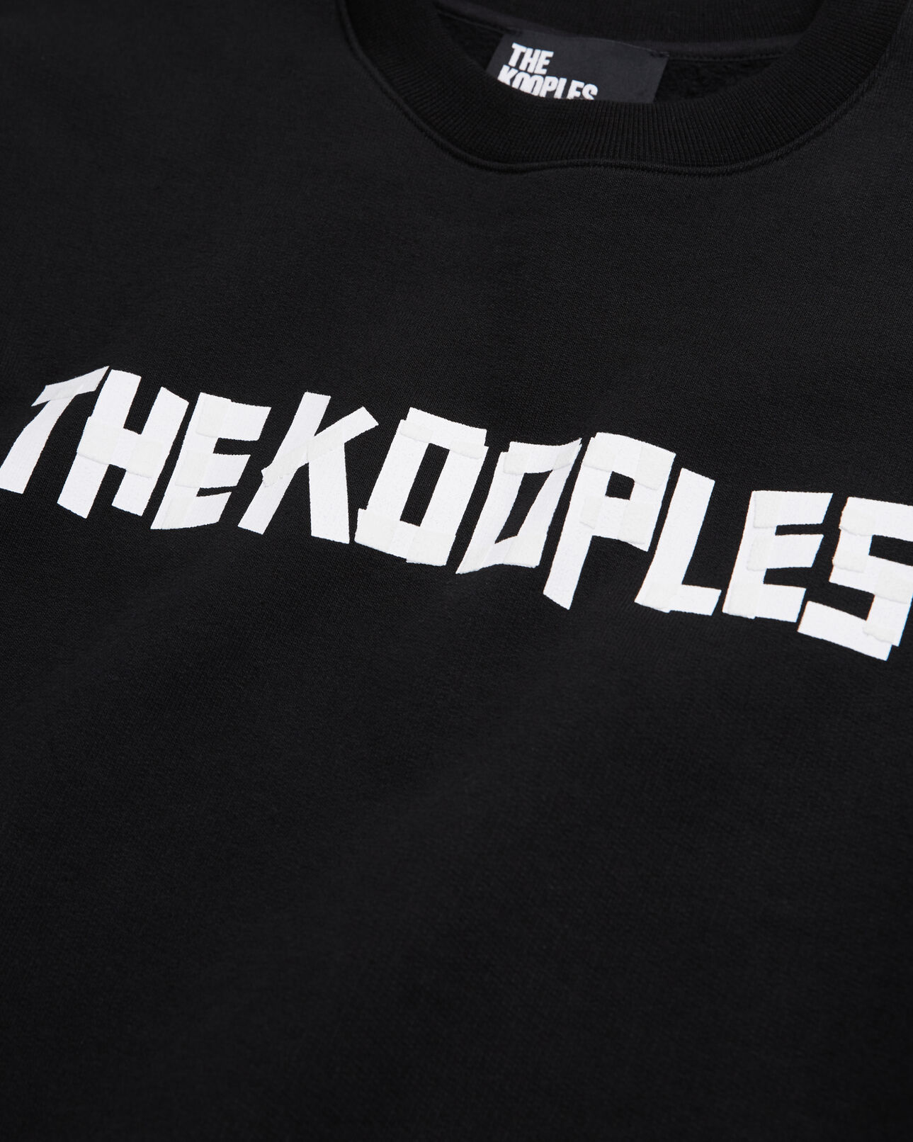 The Kooples WOMEN BLACK the kooples black logo sweatshirt