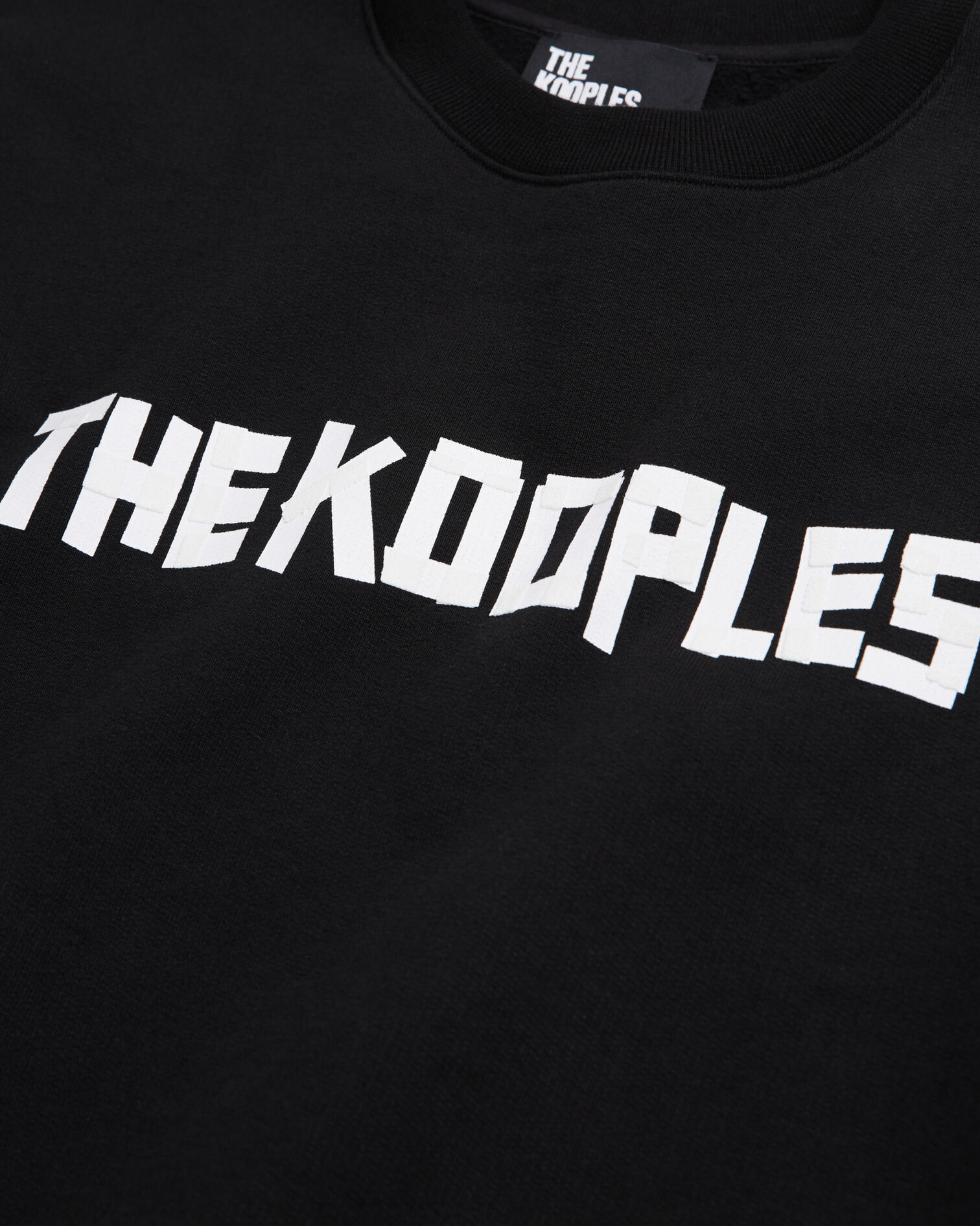 The Kooples black logo sweatshirt, BLACK, hi-res image number null