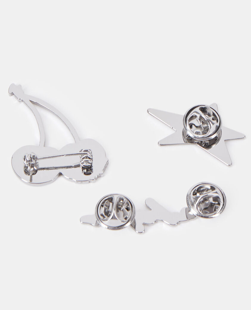 The Kooples MIXED ANTIC SILVER pins set