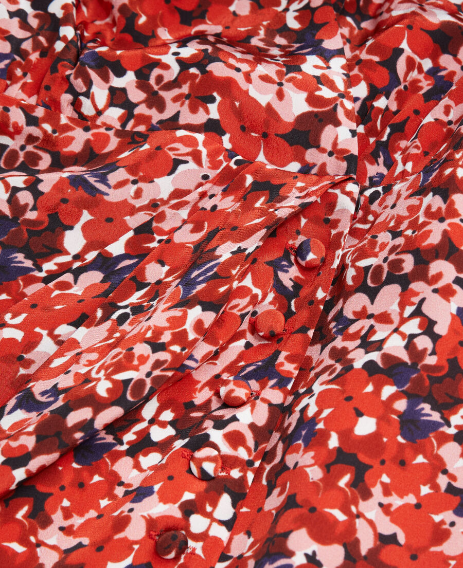 The Kooples FEMME RED robe courte imprimé fleuri