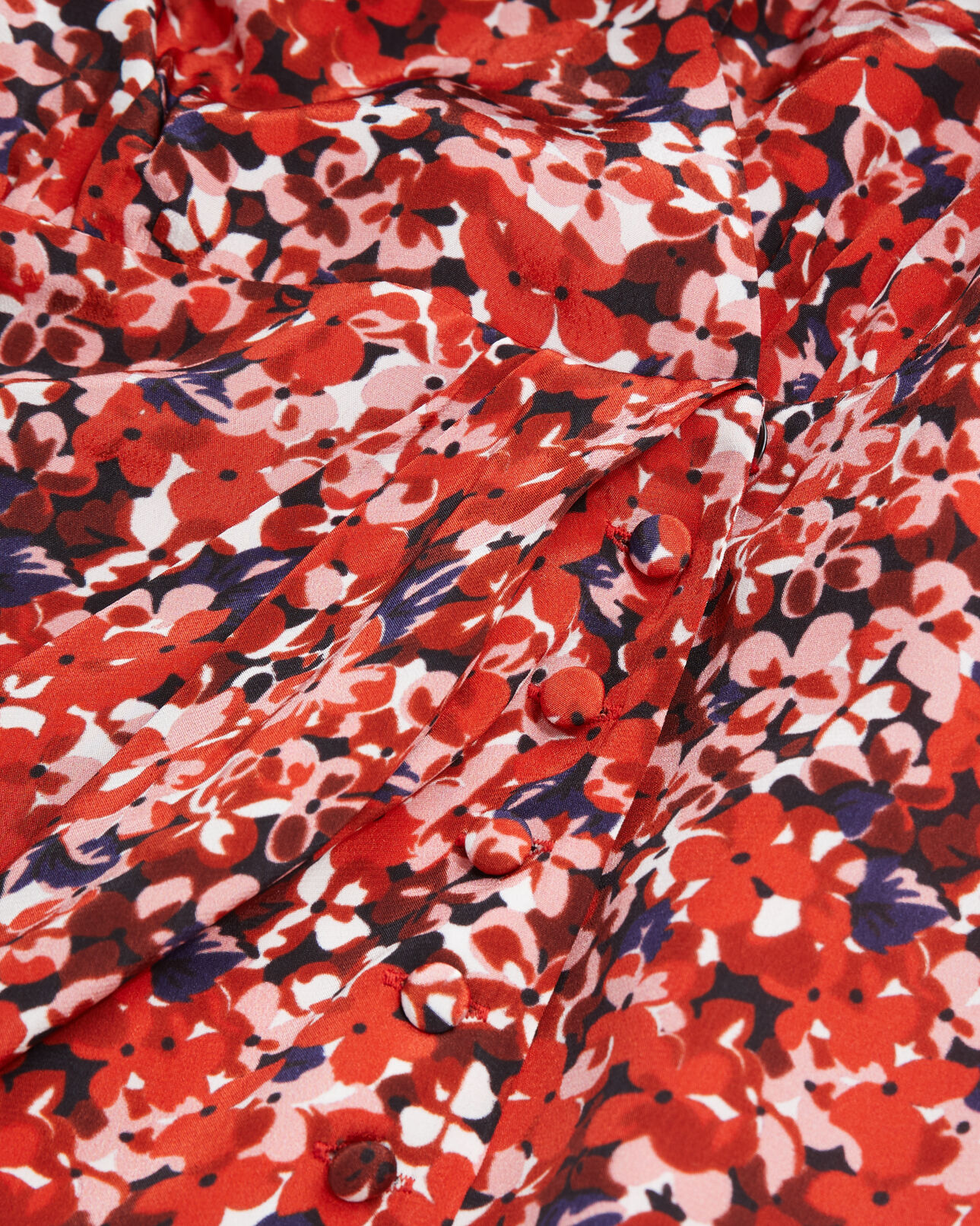 The Kooples FEMME RED robe courte imprimé fleuri