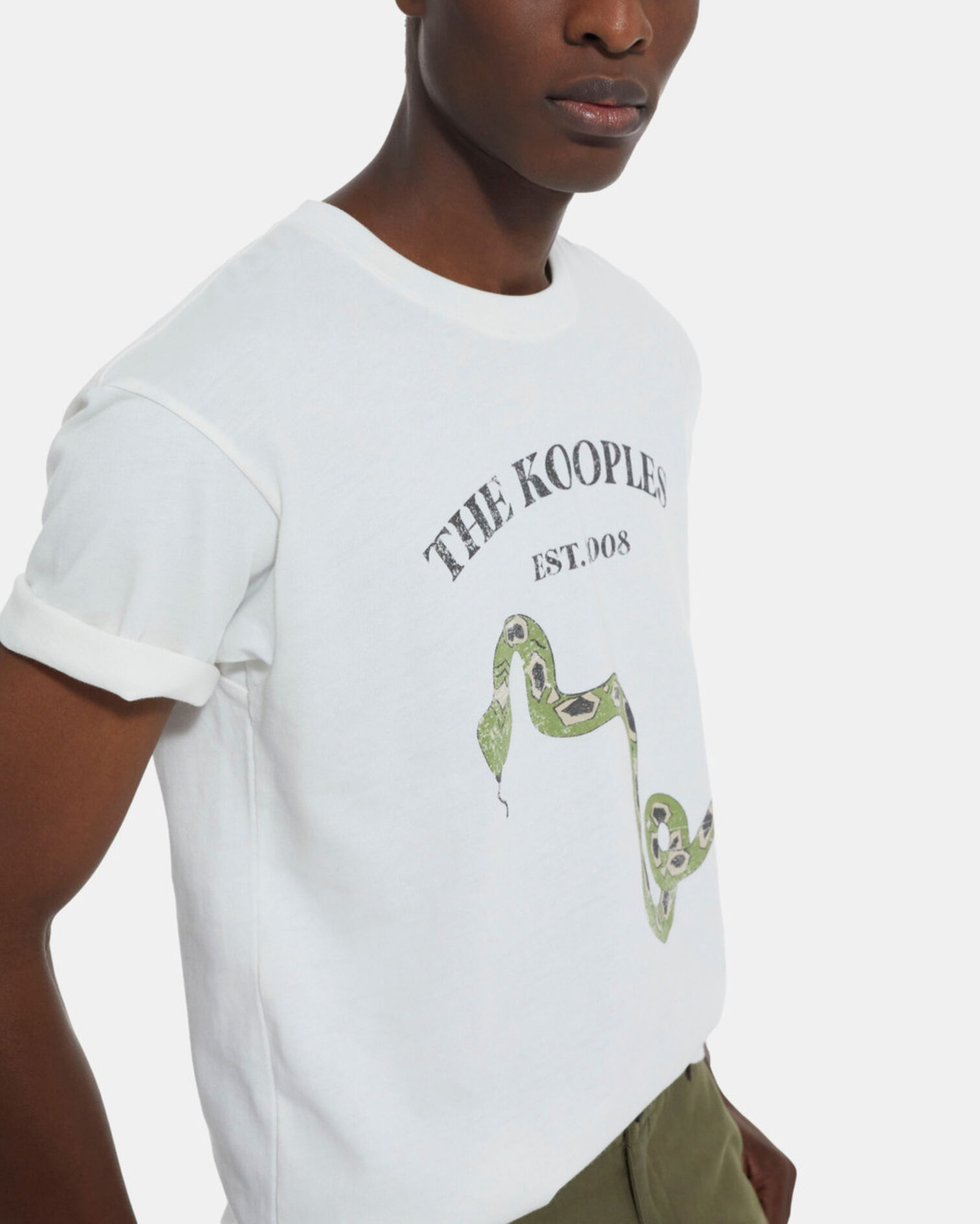 Beige T-shirt with screen print, LIGHT BEIGE, hi-res image number null
