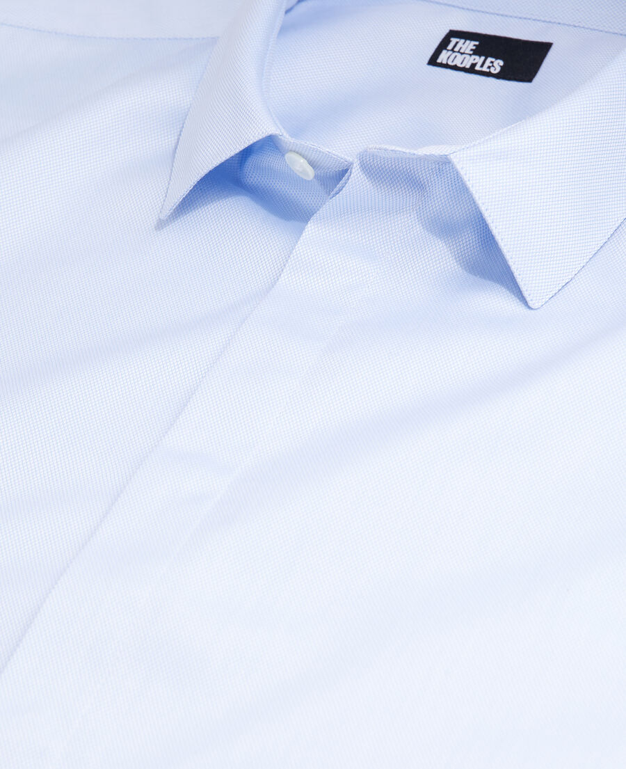 formal sky blue shirt