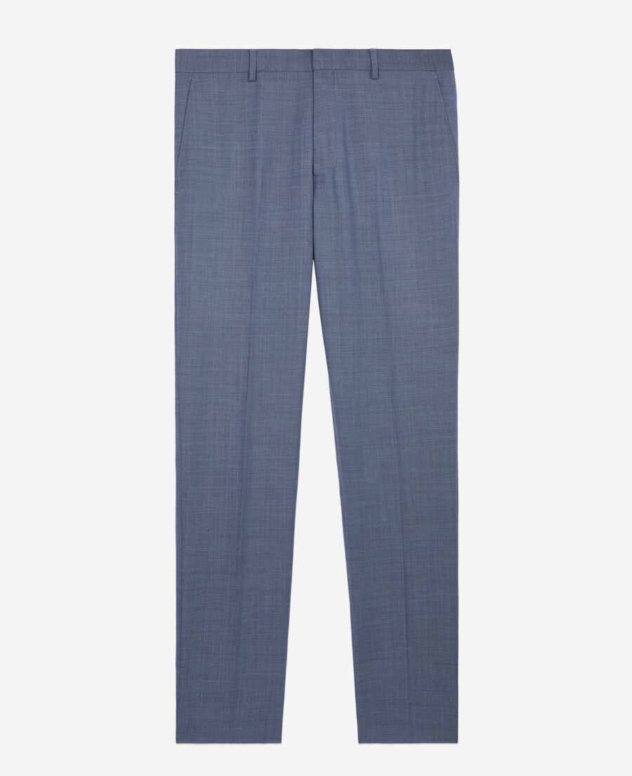 light blue wool suit trousers
