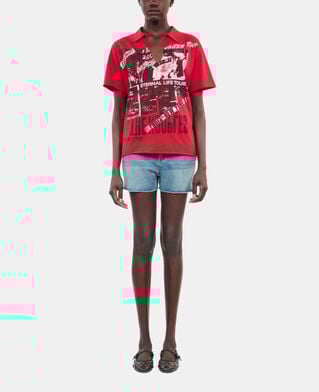 The Kooples WOMEN RUBIS red eternal life tour serigraphy t-shirt