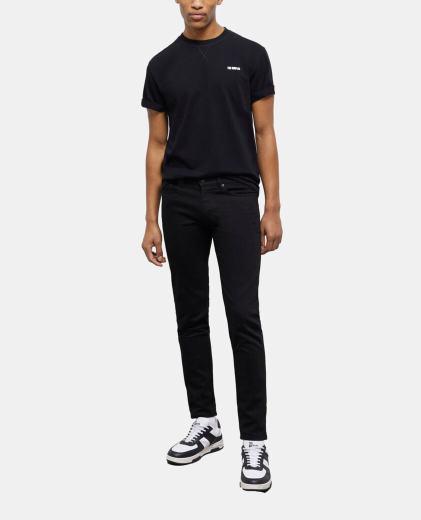 The Kooples HOMME BLACK t-shirt homme logo the kooples noir