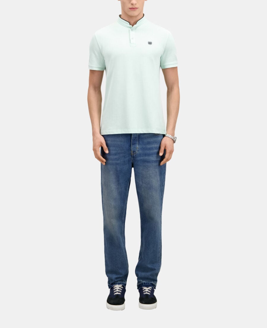 The Kooples H OCEAN green cotton polo t-shirt