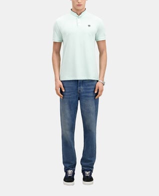 The Kooples H OCEAN green cotton polo t-shirt