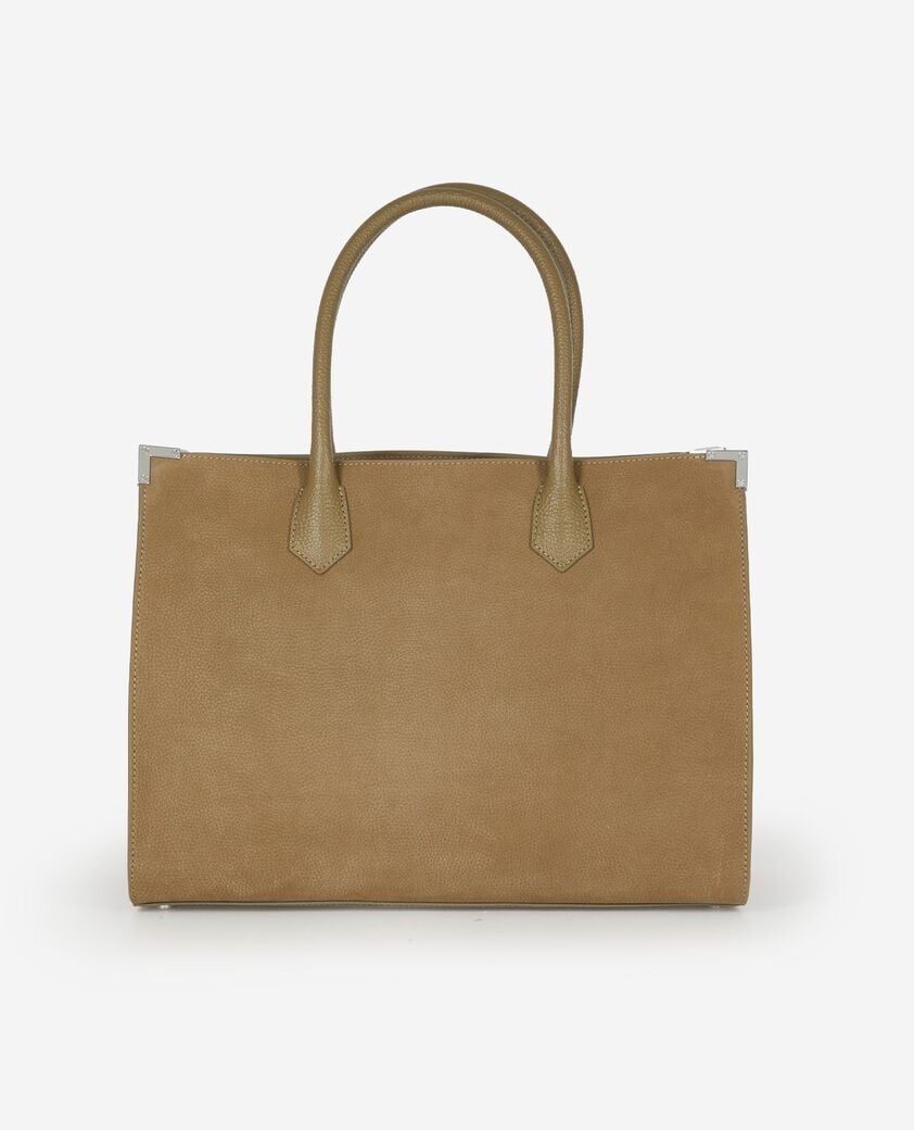 The Kooples WOMEN TAUPE_01 ming l tote bag grained taupe