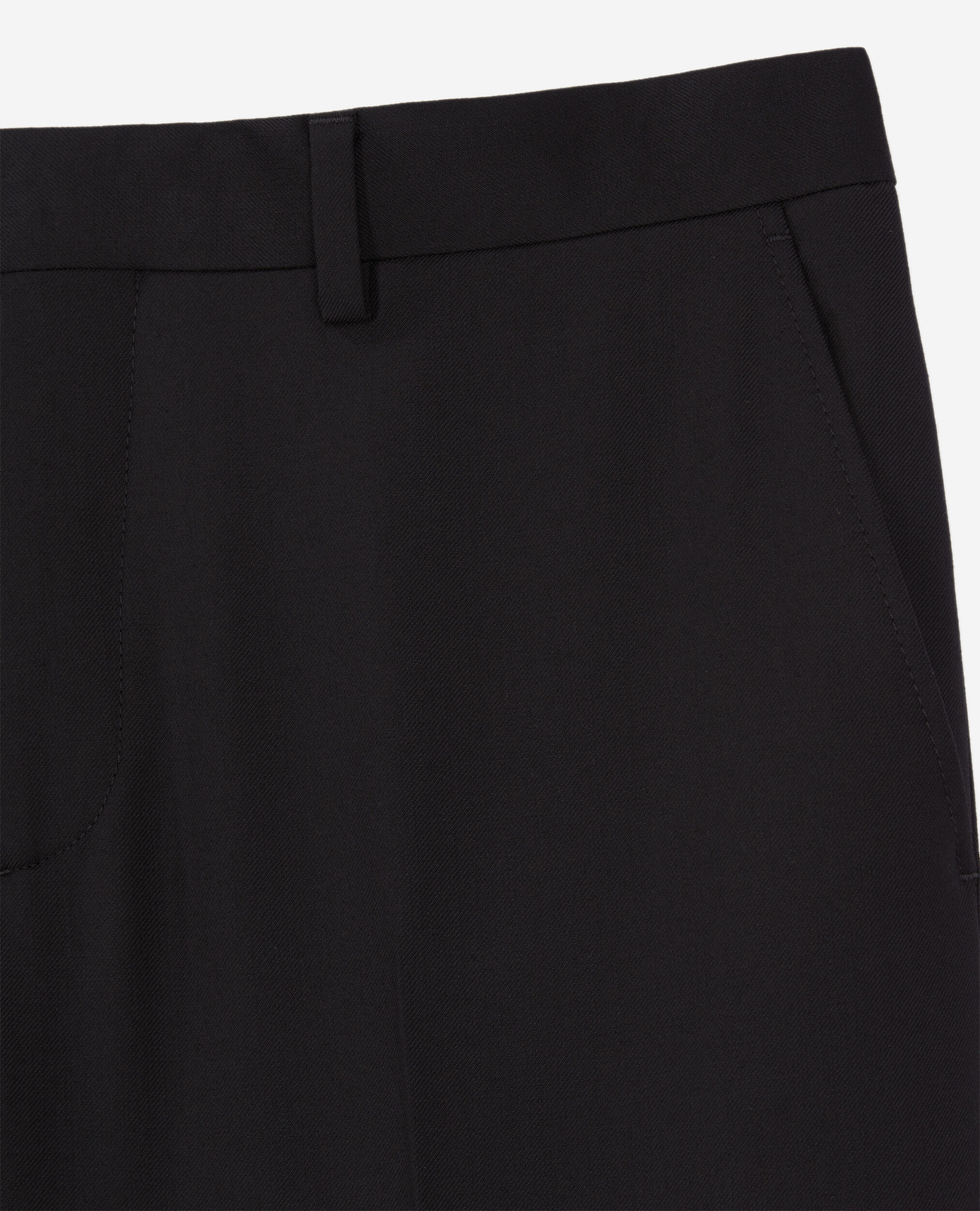 Pantalón traje negro lana, BLACK, hi-res image number null