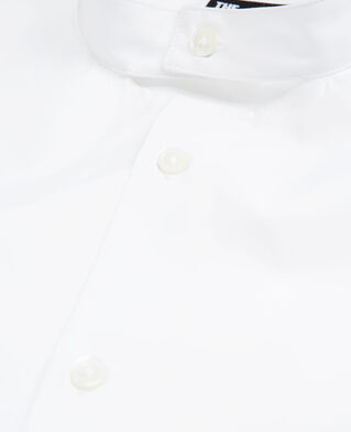The Kooples HOMME WHITE chemise col officier slim blanche