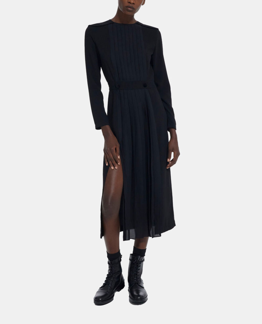 The Kooples WOMEN BLACK long black dress
