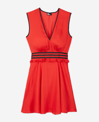 The Kooples FEMME RED robe courte rouge