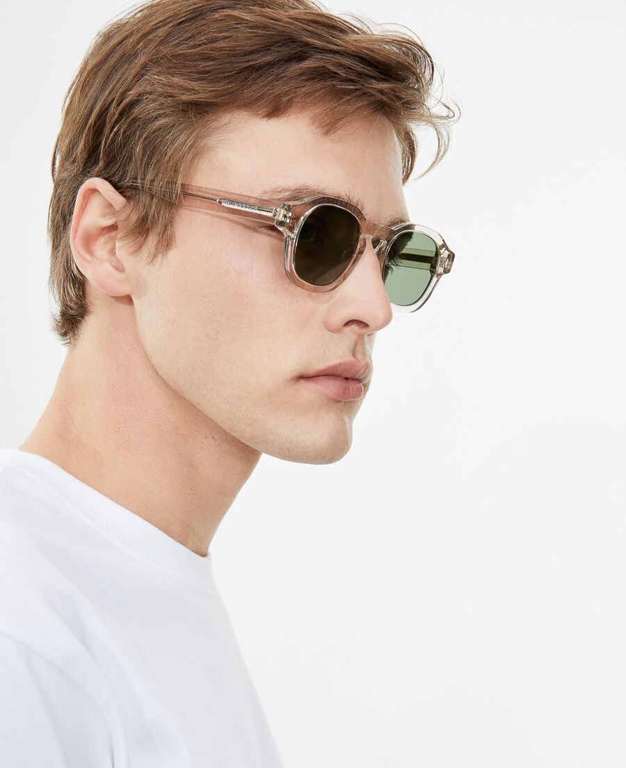 transparent gray sunglasses