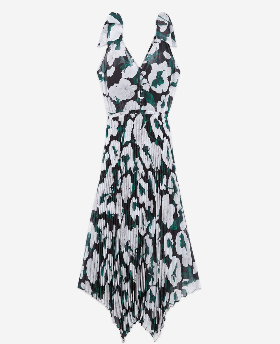 long printed dress