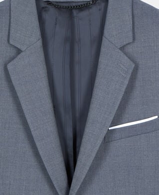 The Kooples MEN BLUE blue wool suit jacket