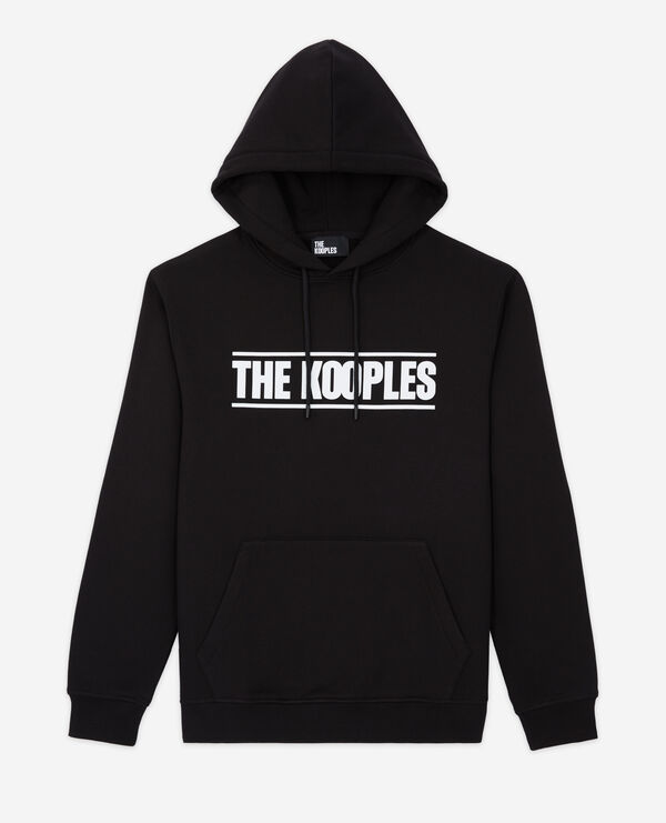 sweatshirt logo the kooples noir