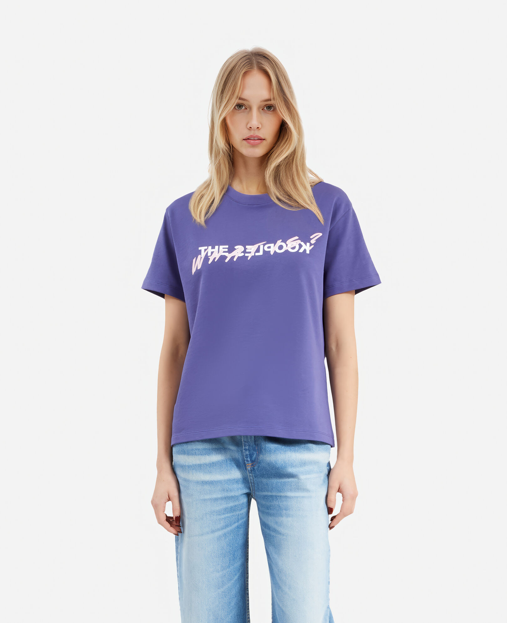 The Kooples WOMEN BLUE ATLANTIQUE purple what is t-shirt