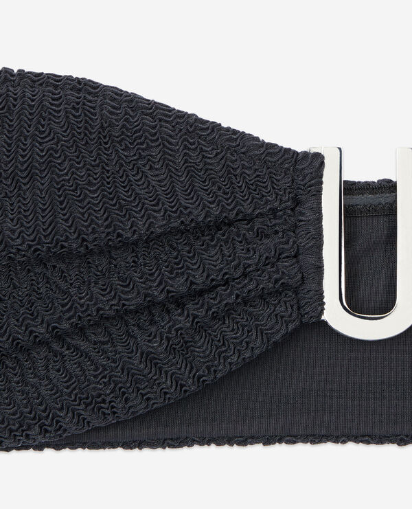 Haut de maillot de bain The Kooples x Luz bandeau noir femme The