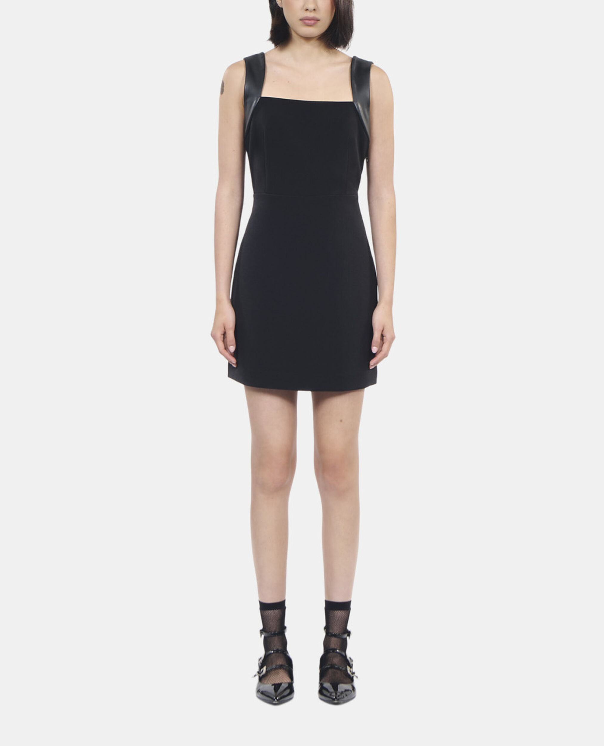 Robe courte noire, BLACK, hi-res image number null