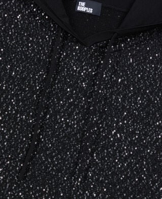 The Kooples MUJER BLACK sudadera lentejuelas punto negro