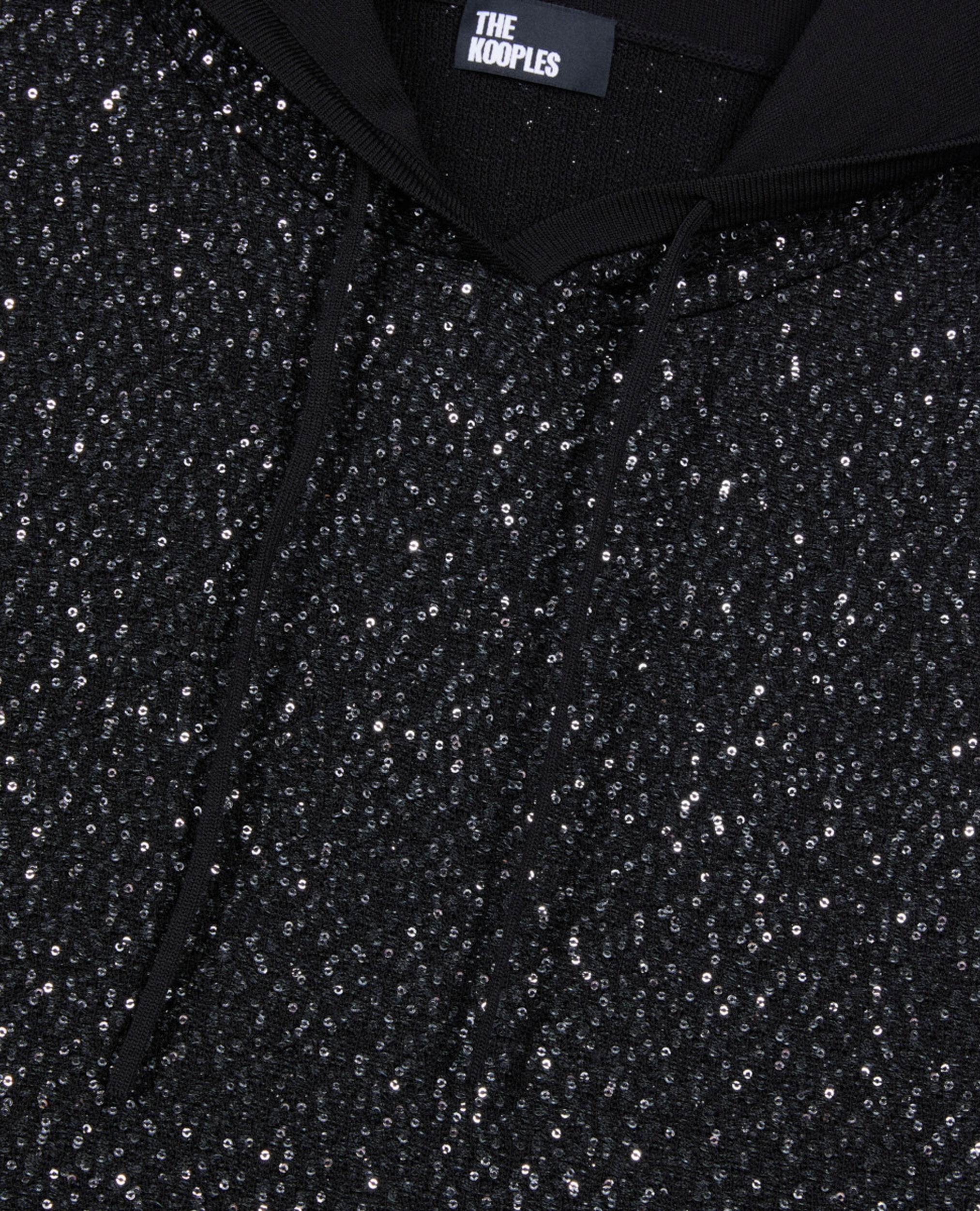 Sudadera lentejuelas punto negro, BLACK, hi-res image number null