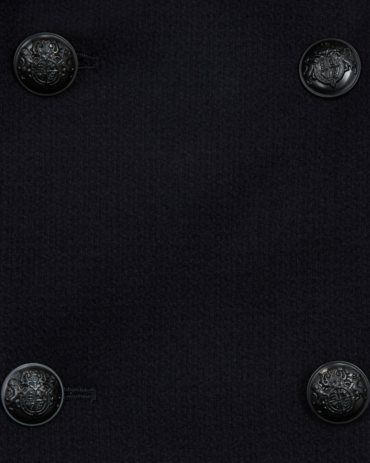 The Kooples HOMME DARK NAVY manteau en laine bleu marine