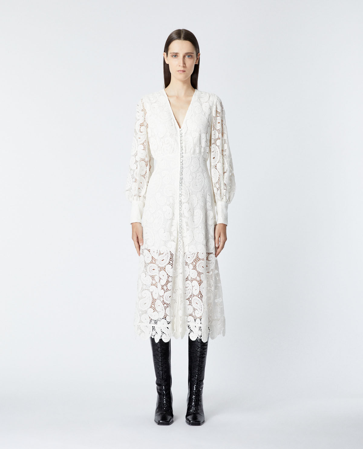 The kooples white lace dress hotsell