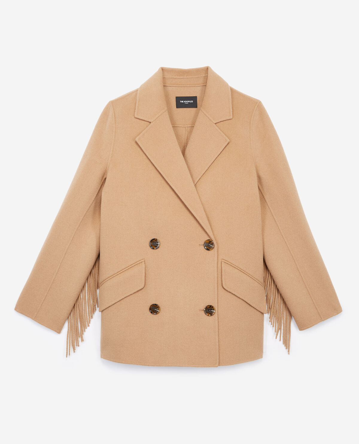 Women's wool camel winter coat deals