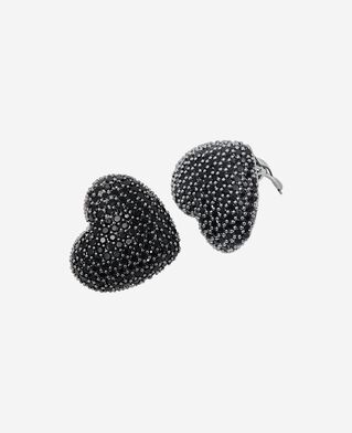 The Kooples WOMEN BLACK black clip-on earrings