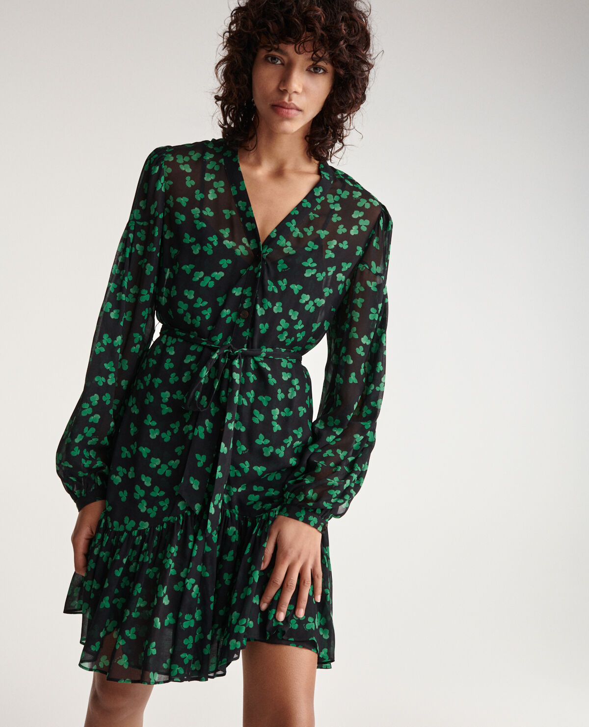 Robe verte et noire store