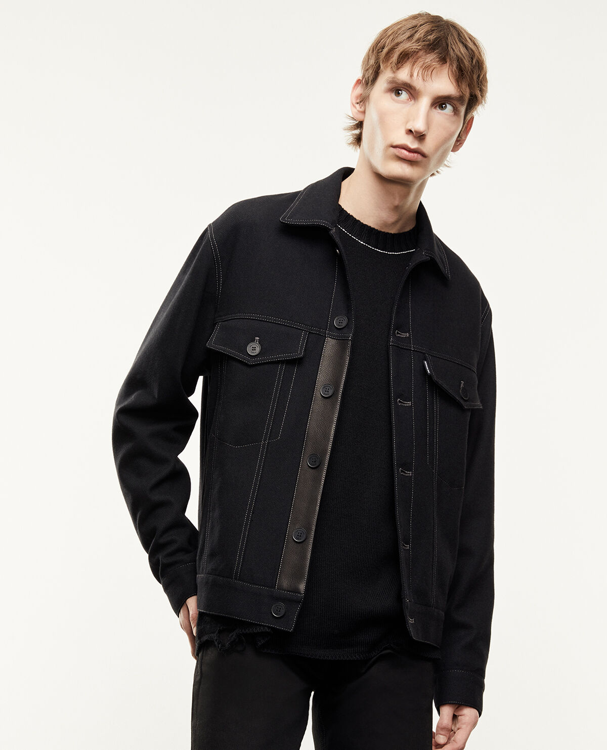 Jacket with cotton on sale lining