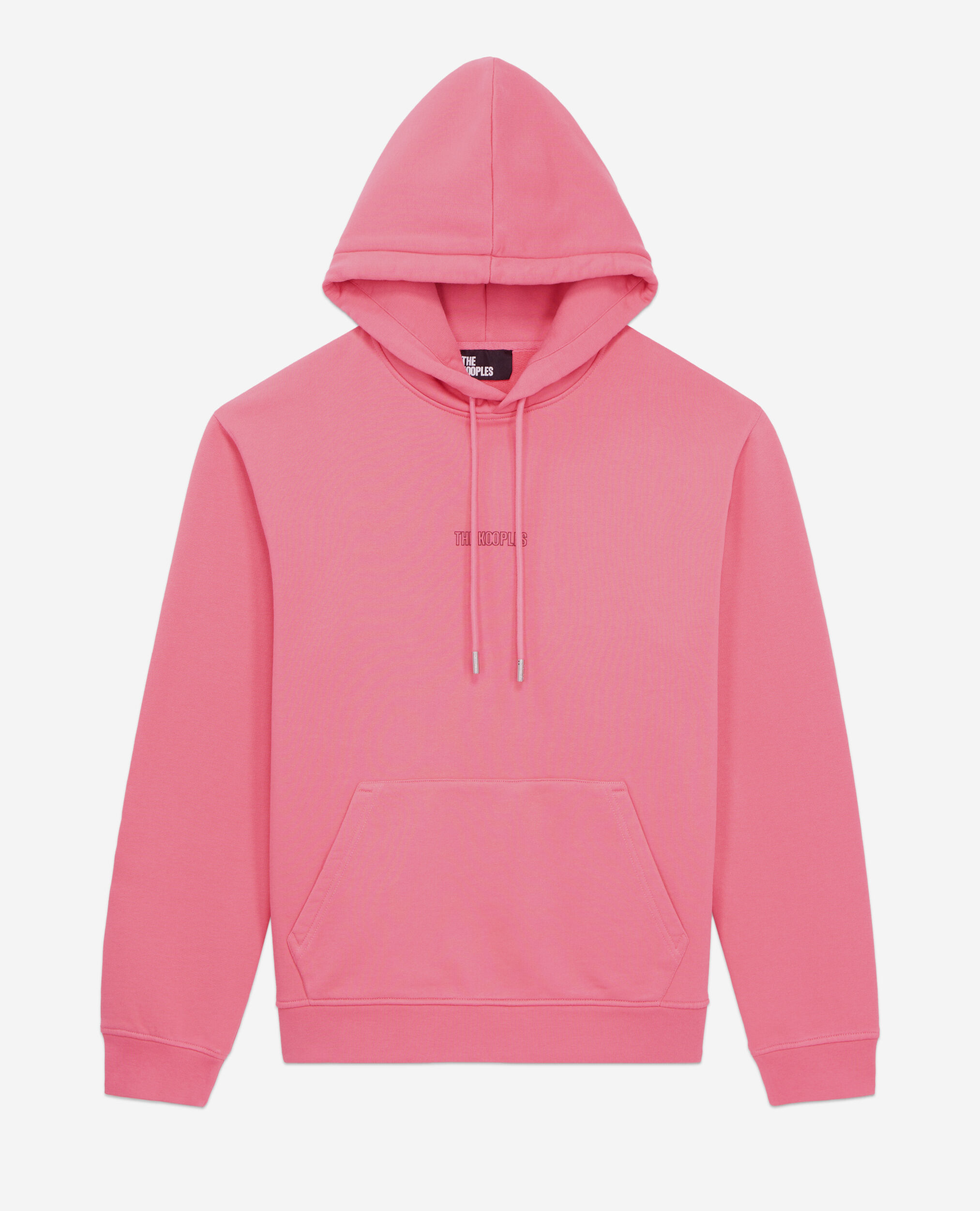 Men's Pink hoodie with logo, OLD PINK, hi-res image number null