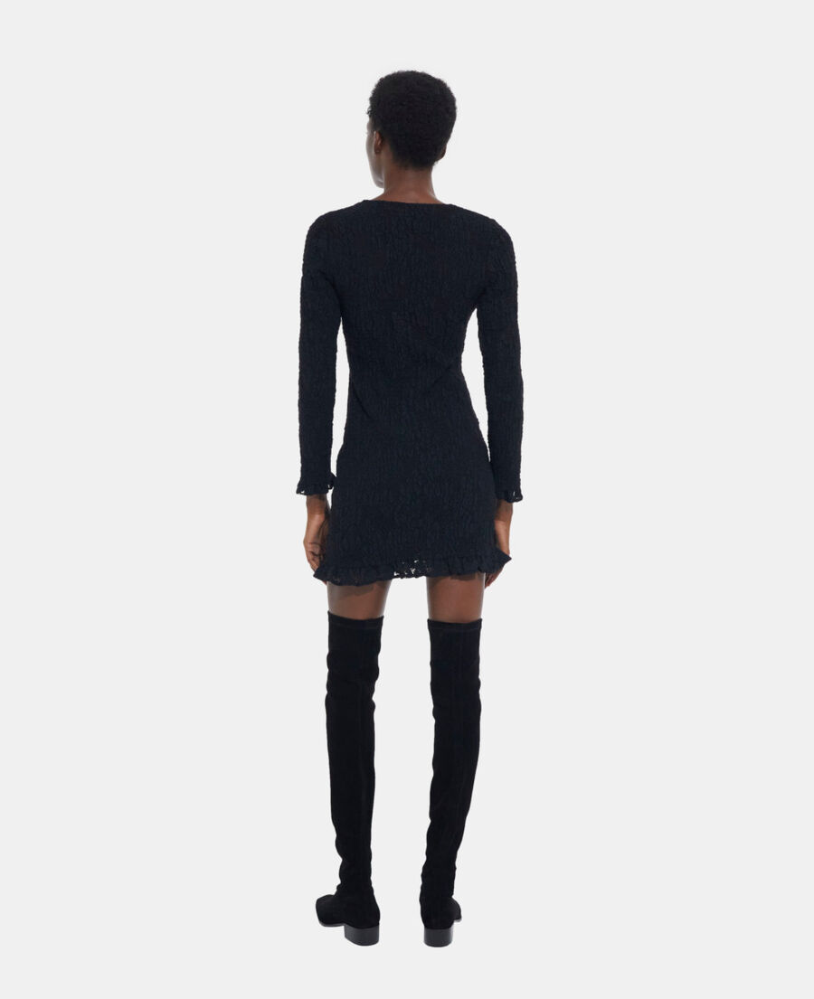 short black lace dress