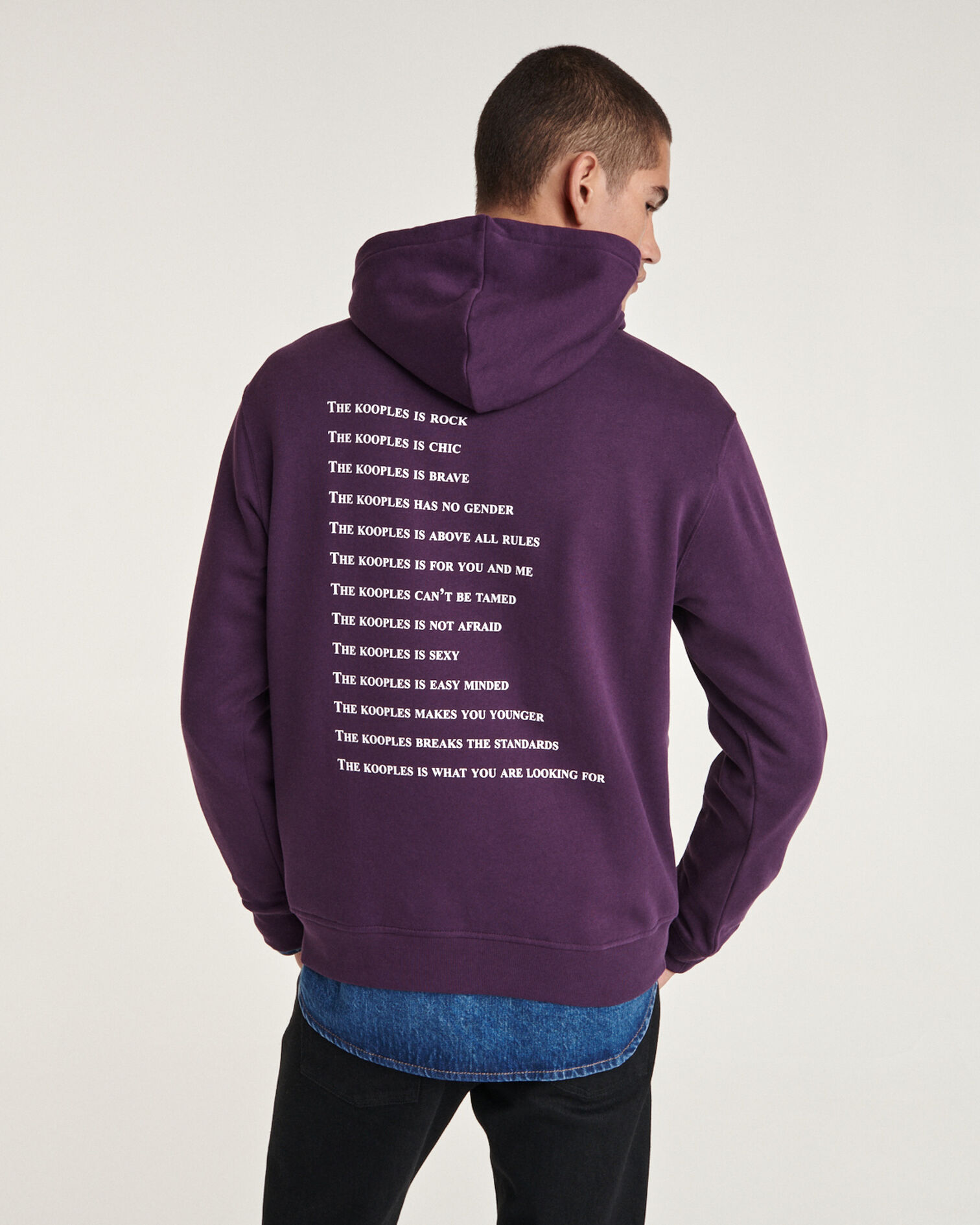 Sweat violet sérigraphie what is, PURPLE, hi-res image number null