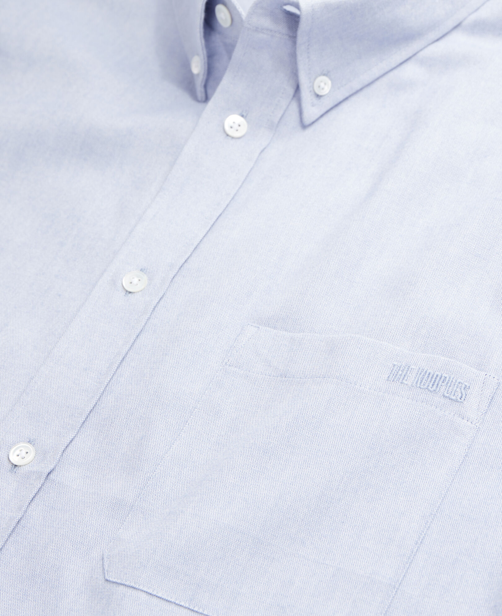 The Kooples MEN LIGHT BLUE blue oxford shirt