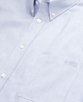 The Kooples HERREN LIGHT BLUE blaues oxford-hemd