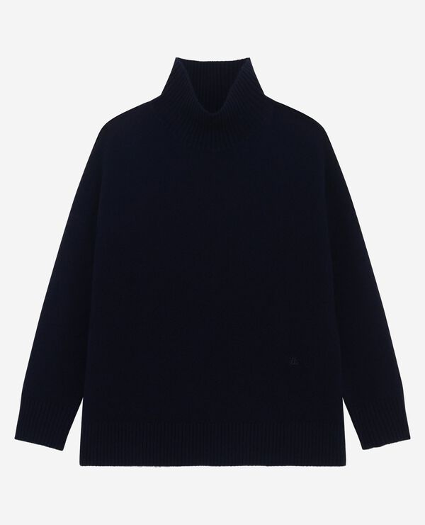 Kaschmir Marine Pullover Damen CRÉATION L PREMIUM Damen Kaschmir