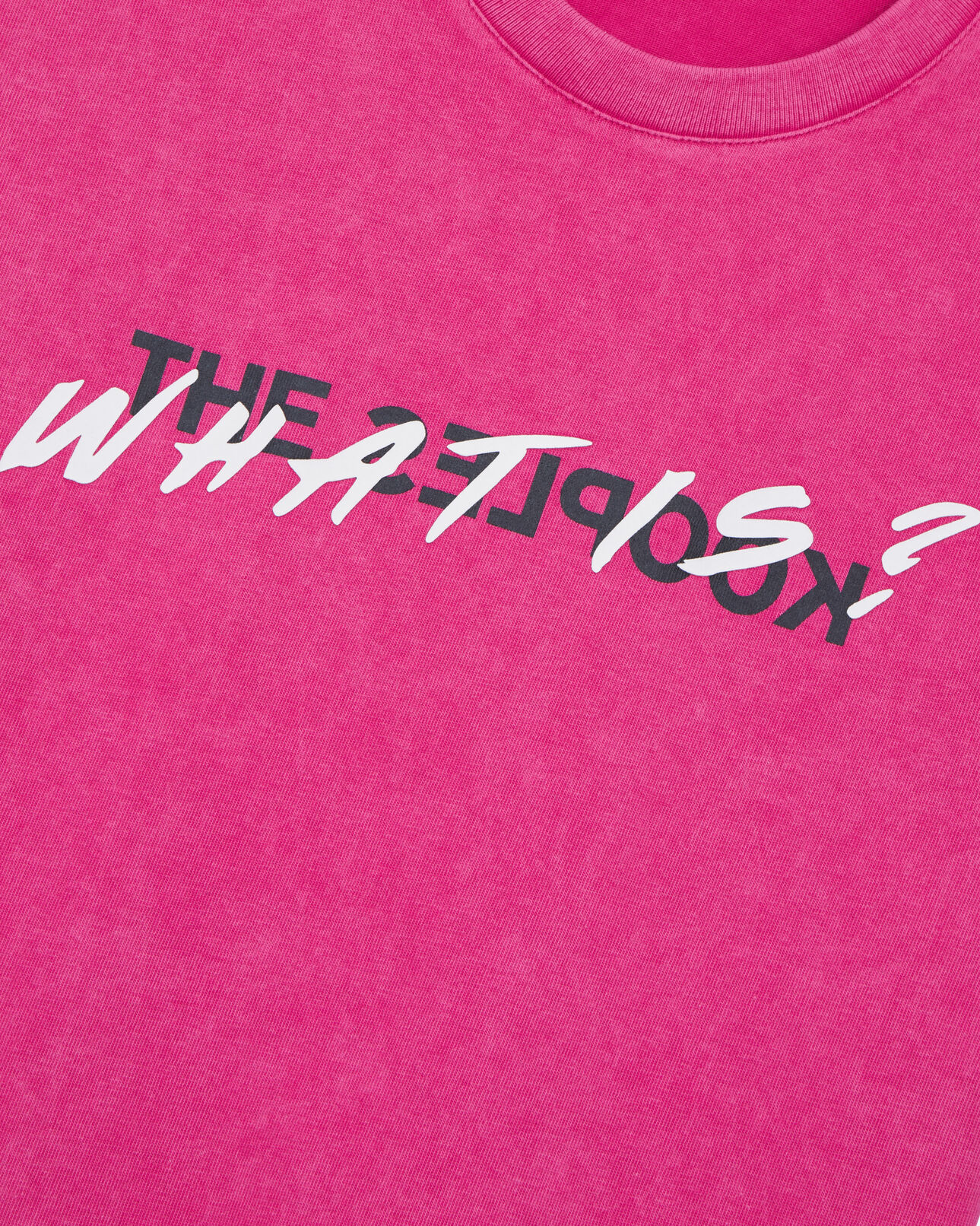 The Kooples FEMME FUSHIA t-shirt what is rose