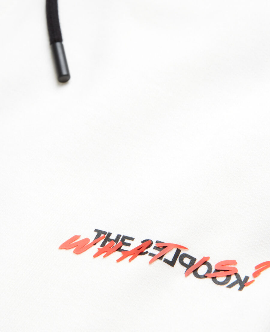 The Kooples WOMEN ECRU ecru joggers with what is print