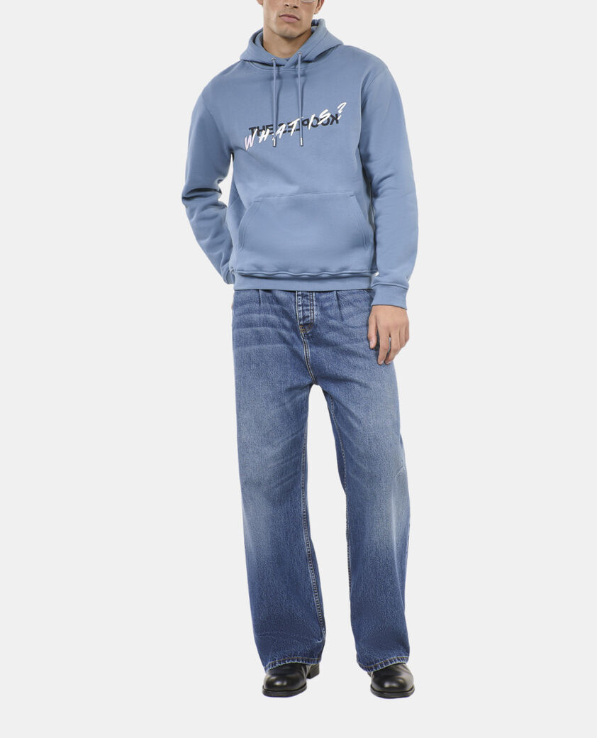 The Kooples MEN STONE BLUE blue what is hoodie