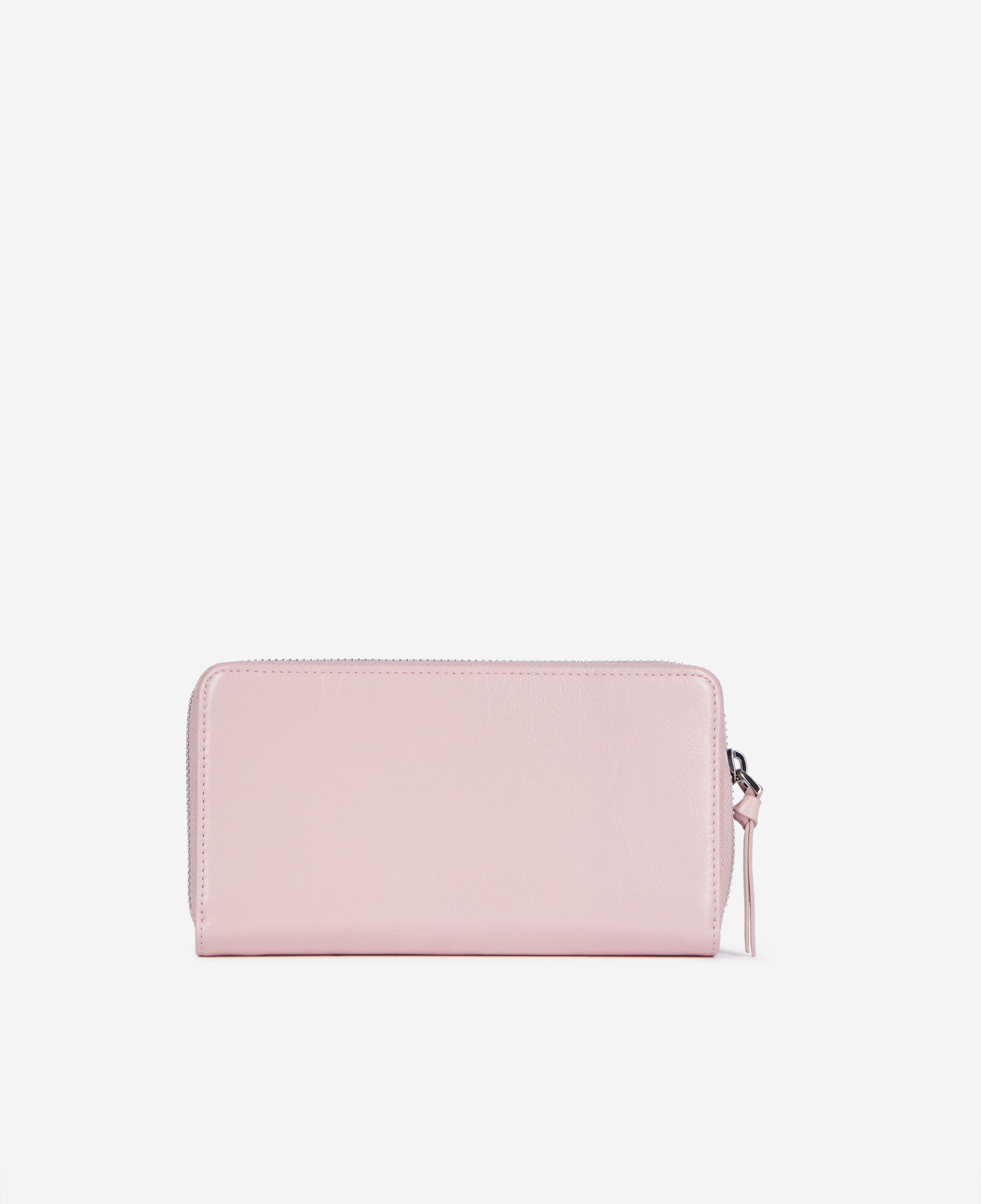 The Kooples WOMEN PINK amelia pink leather wallet