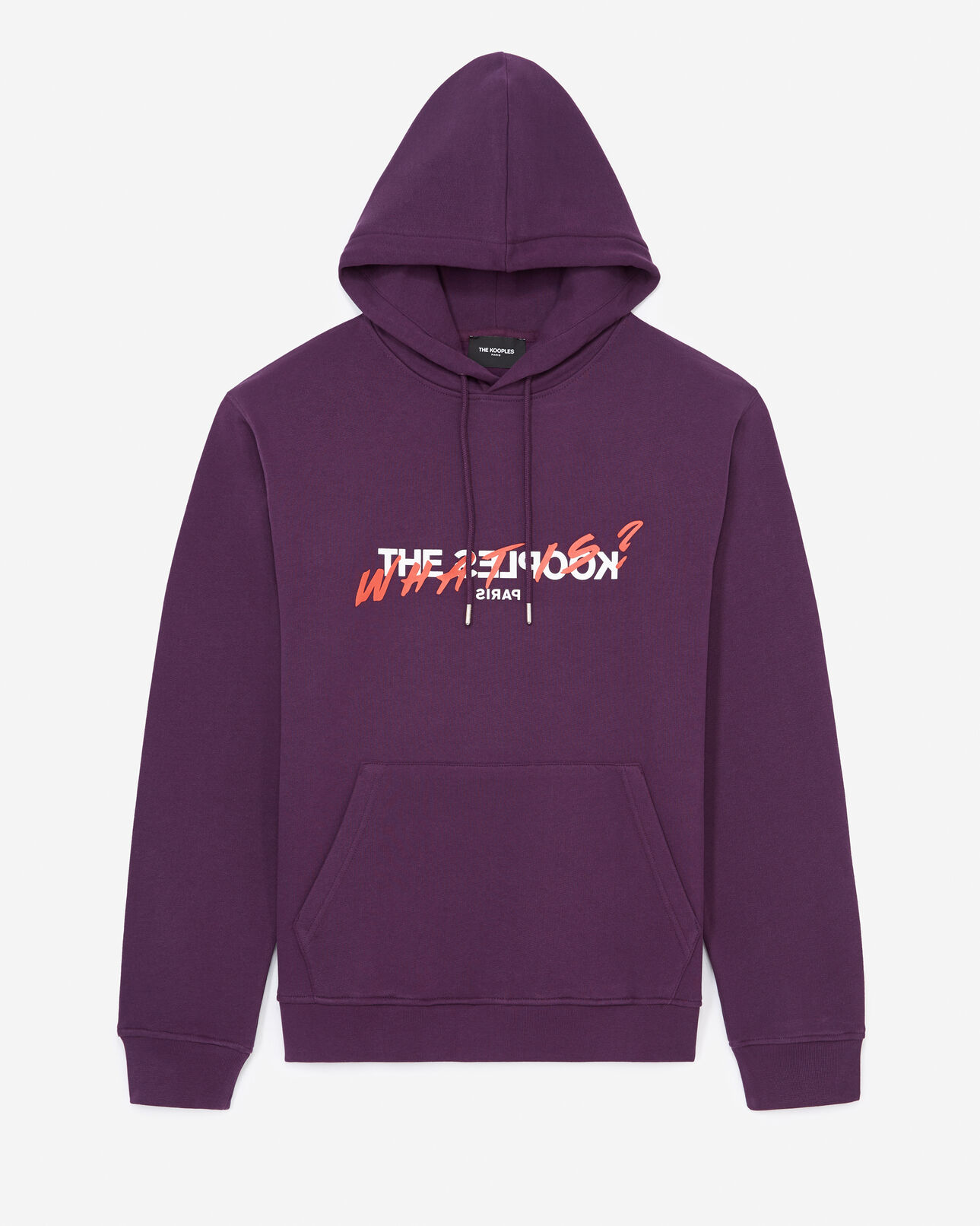 The Kooples HOMME PURPLE sweat violet sérigraphie what is